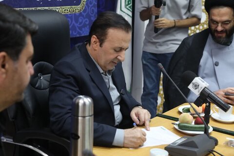 تصاویر / حضور استاندار قزوین در اداره کل اوقاف وامور خیریه استان قزوین