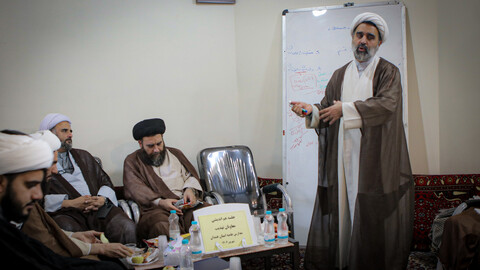 تصاویر/جلسه هم‌اندیشی معاونین تذهیب حوزه علمیه استان همدان