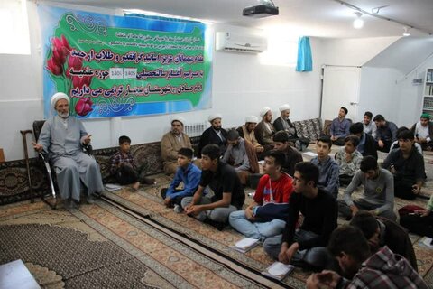 تصاویر/برگزاری مراسم آغاز سال تحصیلی جدید در مدرسه علمیه امام صادق (ع) بیجار