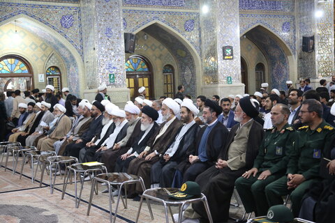 تصاویر| افتتاحیه آغاز سال تحصیلی جدید حوزه علمیه فارس