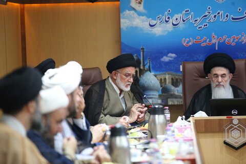 تصاویر| جلسه جامعه روحانیت شیراز