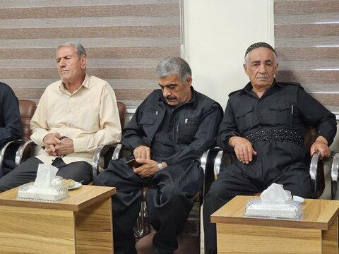 تصاویر/ نشست حجت‌الاسلام‌ والمسلمین پورذهبی با جمعی از پیشکسوتان جهاد و شهادتِ پیشمرگان مسلمان کُرد کردستان