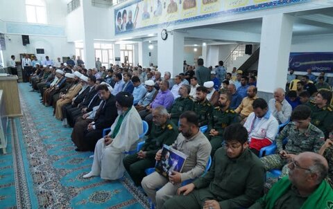 تصاویر/ تکریم و معارفه امام جمعه بخش امام حسن