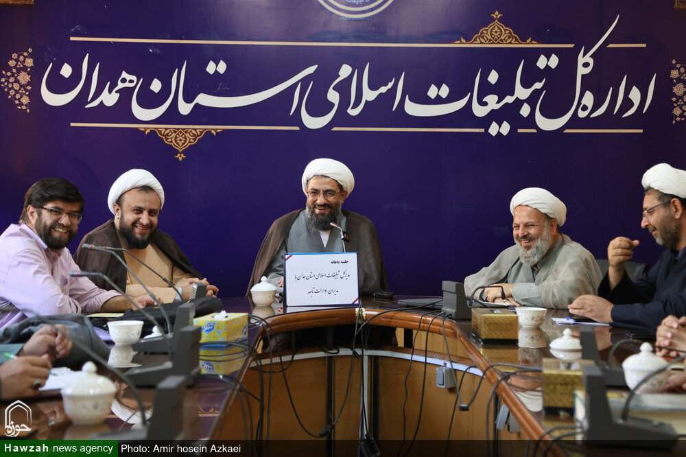 تصاویر / نشست مشترک مدیرکل و مدیران ادارات تبلیغات اسلامی استان همدان با امام جمعه