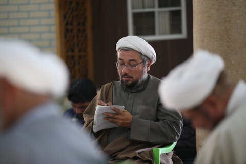برگزاری درس خارج حجت الاسلام والمسلمین کلانتری در حرم مطهر سیدعلاالدین حسین(ع)