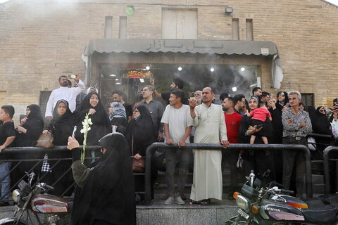 تصاویر/  آیین استقبال ورود کاروان نمادین حضرت فاطمه معصومه سلام‌الله علیها به شهر مقدس قم