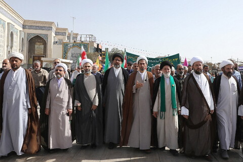 تصاویر/  آیین استقبال ورود کاروان نمادین حضرت فاطمه معصومه سلام‌الله علیها به شهر مقدس قم