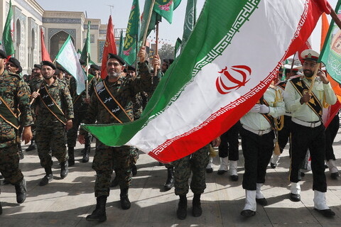 تصاویر/  آیین استقبال ورود کاروان نمادین حضرت فاطمه معصومه سلام‌الله علیها به شهر مقدس قم