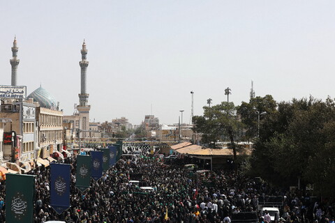 تصاویر/  آیین استقبال ورود کاروان نمادین حضرت فاطمه معصومه سلام‌الله علیها به شهر مقدس قم