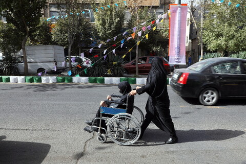 تصاویر/  آیین استقبال ورود کاروان نمادین حضرت فاطمه معصومه سلام‌الله علیها به شهر مقدس قم