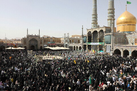 تصاویر/  آیین استقبال ورود کاروان نمادین حضرت فاطمه معصومه سلام‌الله علیها به شهر مقدس قم