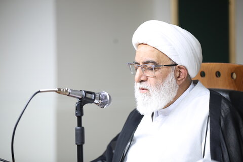 تصاویر| بازدید آیت الله شب زنده دار از مدرسه علمیه منصوریه