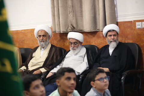 تصاویر| بازدید آیت الله شب زنده دار از مدرسه علمیه منصوریه