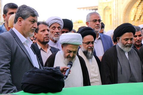 تصاویر/ تشییع پیکر آیت الله سیدعلی اکبر موسوی یزدی
