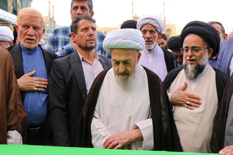 تصاویر/ تشییع پیکر آیت الله سیدعلی اکبر موسوی یزدی
