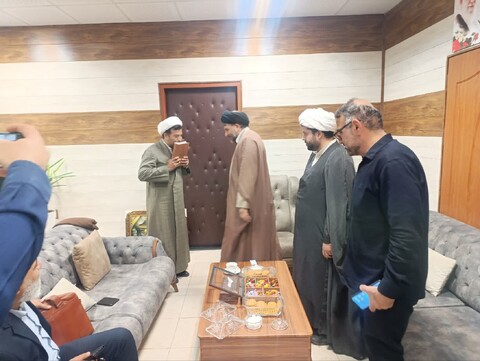 تصاویر/دیدار مدیر حوزه علمیه استان با مدیر اوقاف وامور خیریه استان خوزستان