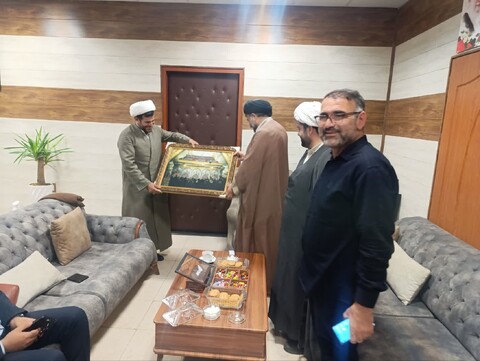 تصاویر/دیدار مدیر حوزه علمیه استان با مدیر اوقاف وامور خیریه استان خوزستان