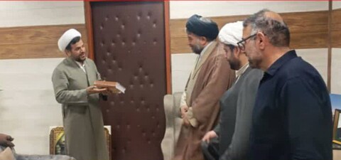 تصاویر/دیدار مدیر حوزه علمیه استان با مدیر اوقاف وامور خیریه استان خوزستان