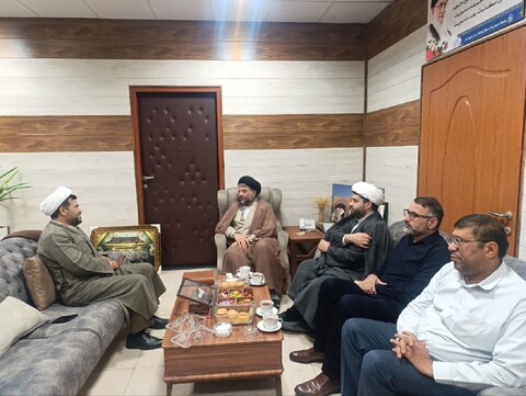 تصاویر/دیدار مدیر حوزه علمیه استان با مدیر اوقاف وامور خیریه استان خوزستان