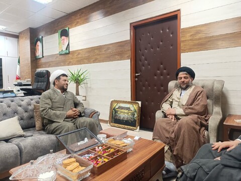 تصاویر/دیدار مدیر حوزه علمیه استان با مدیر اوقاف وامور خیریه استان خوزستان