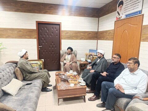 تصاویر/دیدار مدیر حوزه علمیه استان با مدیر اوقاف وامور خیریه استان خوزستان