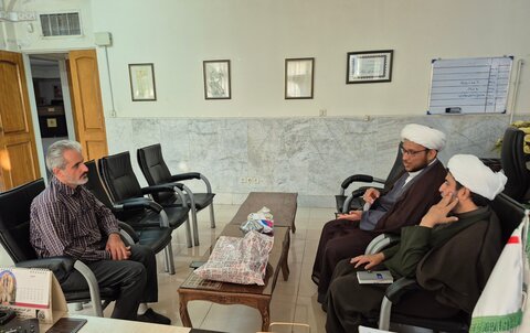 تصاویر/ دیدار مدیر و معاون تبلیغ حوزه علمیه کاشان با رییس اداره اوقاف و امور خیریه این شهرستان