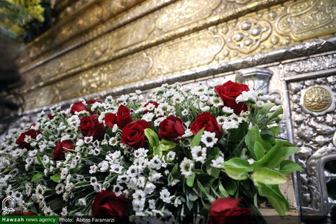 Photos/Le sanctuaire de Fatima al-Ma'suma (sur elle la paix) a été décoré de fleurs à l'occasion de l'anniversaire de son arrivée dans la ville sainte de Qom.