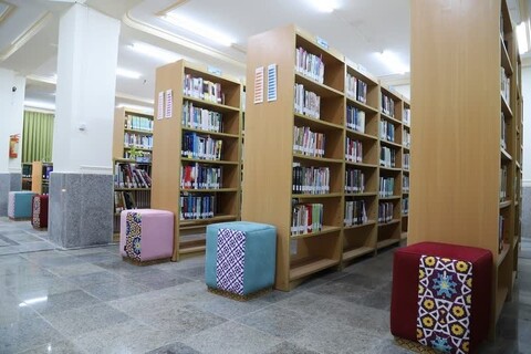 تصاویری زیبا از بازطراحی و نوسازی کتابخانه غدیر کنگان