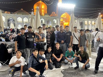 تصاویر/ اردوی زیارتی و علمی چهل نوجوان مسجدی محله حسین آباد ارومیه به قم و مشهد مقدس