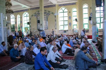 تصاویر/ آیین عبادی سیاسی نمازجمعه سمنان