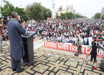 برگزاری راهپیمایی بزرگ «کودکان غزه» در شهر کراچی پاکستان