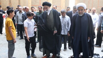 تصاویر / افتتاح فاز نخست مصلای امام خمینی (رحمه الله علیه) فرخشهر با حضور مسئولان استان