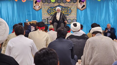 نمائندہ ولی فقیہ ہند کا قم میں مدرسہ شہید ثالث کا دورہ