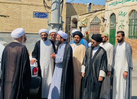 نمائندہ ولی فقیہ ہند کا قم میں مدرسہ شہید ثالث کا دورہ