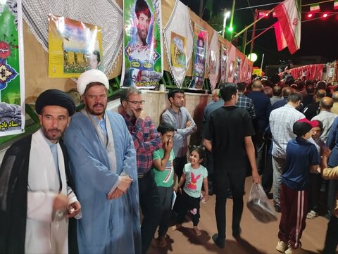 تصاویر/ برگزاری یازدهمین یادواره شهدای روستای علوی کاشان