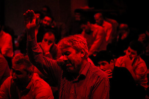 تصاویر/ مراسم هیئت هفتگی مسجد جنرال ارومیه