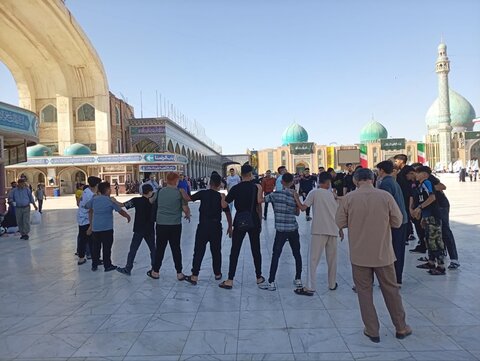 تصاویر/ اردوی زیارتی و علمی چهل نوجوان مسجدی محله حسین آباد ارومیه به قم و مشهد مقدس