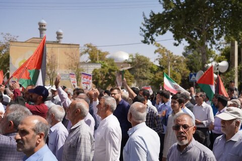 تصاویر راهپیمایی جمعه خشم و نصر در خرم آباد