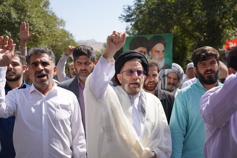 تصاویر راهپیمایی جمعه خشم و نصر در خرم آباد