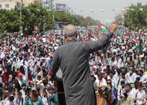 جماعتِ اسلامی پاکستان کا فلسطینی بچوں سے اظہارِ یکجہتی؛ چلڈرن غزہ مارچ کا انعقاد/لاکھوں افراد کی شرکت