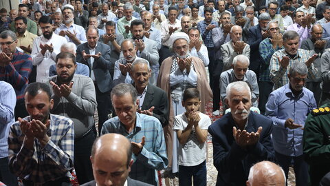 افتتاح فاز نخست مصلای امام خمینی (رحمه الله علیه) فرخشهر با حضور مسئولان استان