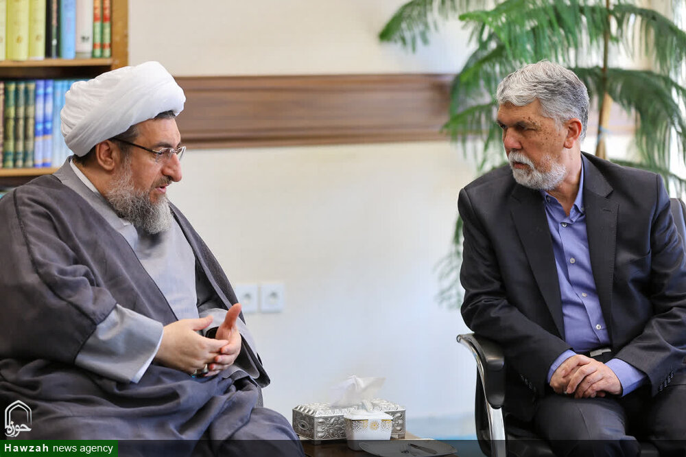 تصاویر | دیدار وزیر فرهنگ و ارشاد اسلامی با نماینده ولی‌فقیه در آذربایجان‌شرقی