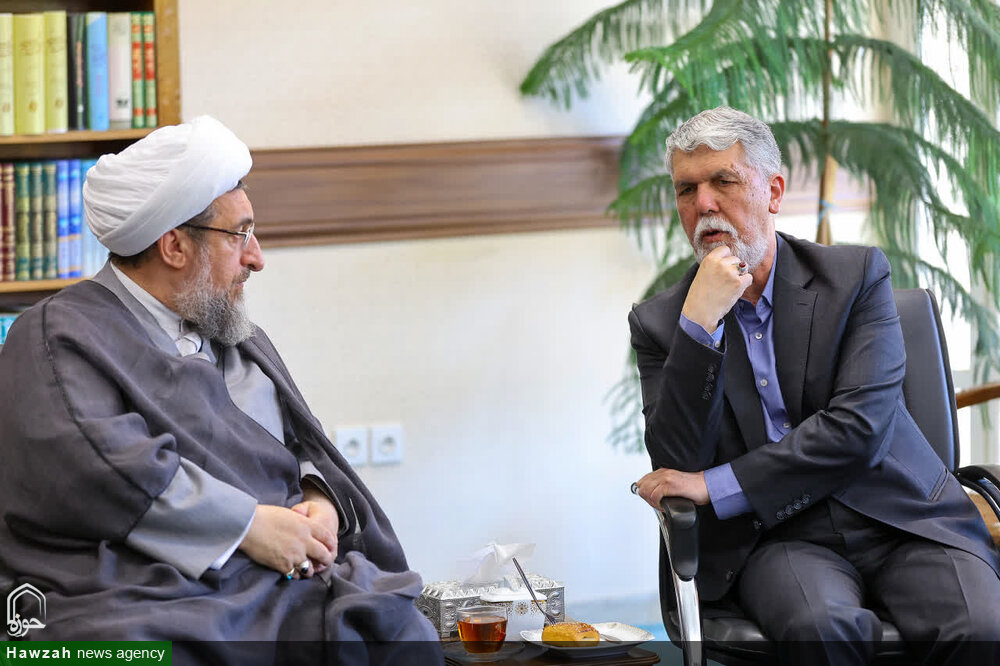 تصاویر| دیدار وزیر فرهنگ و ارشاد اسلامی با نماینده ولی‌فقیه در آذربایجان‌شرقی