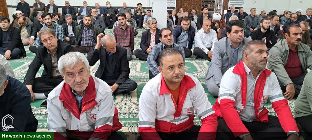 تصاویر/ اقامه نماز جمعه بیله سوار