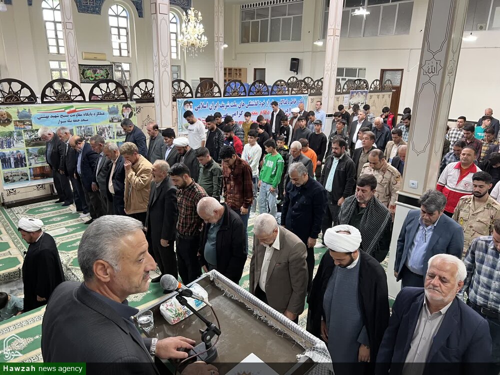 تصاویر/ اقامه نماز جمعه بیله سوار