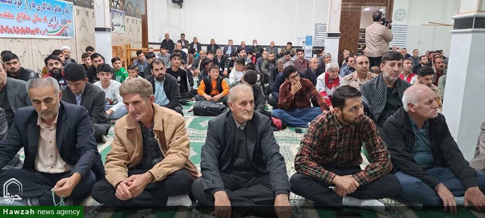 تصاویر/ اقامه نماز جمعه بیله سوار