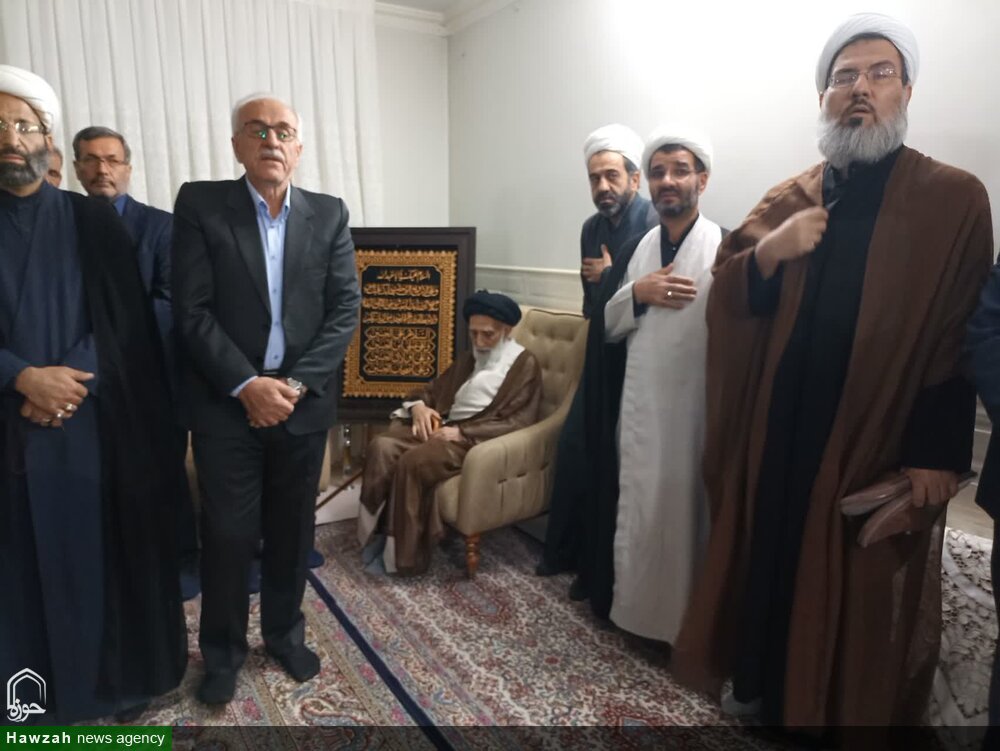 حضور مسئولان استان همدان در منزل مرحوم فاضلیان+ عکس و فیلم