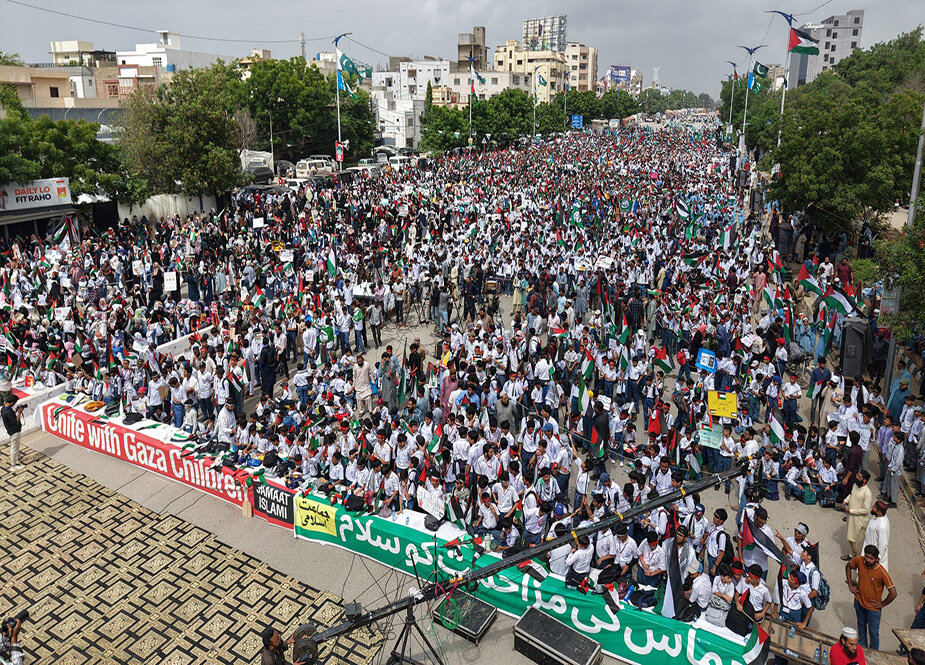 برگزاری راهپیمایی بزرگ «کودکان غزه» در شهر کراچی پاکستان