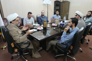 تصاویر/ برگزاری کارگاه حضوری دوره مجازی فیلمنامه نویسی در مرکز رسانه حوزه