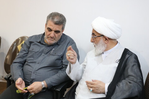 تصاویر/ دیدار نماینده ولی فقیه در استان و استاندار سمنان با دبیر شورای عالی حوزه‌های علمیه
